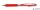 Golyóstoll, 0,35 mm, nyomógombos, PENTEL 'BK437', piros
