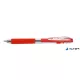 Golyóstoll, 0,35 mm, nyomógombos, PENTEL 'BK437', piros