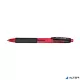 Golyóstoll, 0,35 mm, nyomógombos, PENTEL "Kachiri BK457", piros