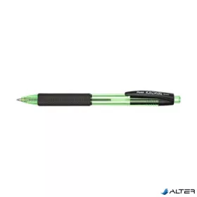   Golyóstoll, 0,35 mm, nyomógombos, PENTEL "Kachiri BK457", zöld