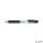 Golyóstoll, 0,35 mm, nyomógombos, PENTEL "Kachiri BK457", zöld