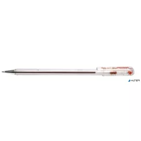   Golyóstoll, 0,35 mm, kupakos, PENTEL "Superb BK77", piros