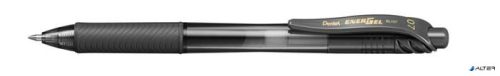 Zseléstoll, 0,35 mm, nyomógombos, PENTEL "EnerGelX BL107", fekete