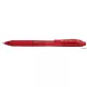 Zseléstoll, 0,35 mm, nyomógombos, PENTEL "EnerGelX BL107", piros