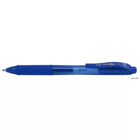   Zseléstoll, 0,35 mm, nyomógombos, PENTEL "EnerGelX BL107", sötétkék