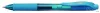 Zseléstoll, 0,35 mm, nyomógombos, PENTEL "EnerGelX BL107", világoskék