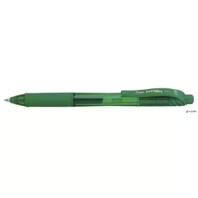   Zseléstoll, 0,35 mm, nyomógombos, PENTEL "EnerGelX BL107", zöld