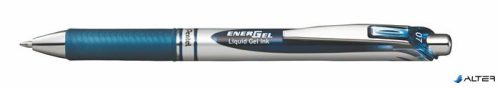 Zseléstoll, 0,35 mm, nyomógombos, PENTEL "EnerGel BL77", sötétkék
