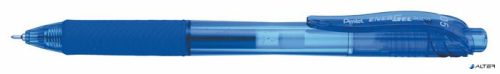 Zseléstoll, 0,25 mm, nyomógombos, PENTEL "EnerGelX BLN105", kék