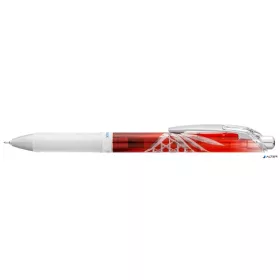   Zseléstoll, 0,25 mm, nyomógombos, PENTEL "EnerGel BLN75 Kiriko, Rokkaku Kagome", kék