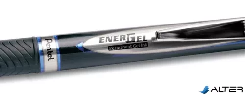 Zseléstoll, 0,35 mm, nyomógombos, PENTEL 'EnerGel BLP77', kék