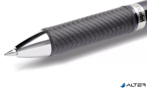 Zseléstoll, 0,35 mm, nyomógombos, PENTEL 'EnerGel BLP77', kék