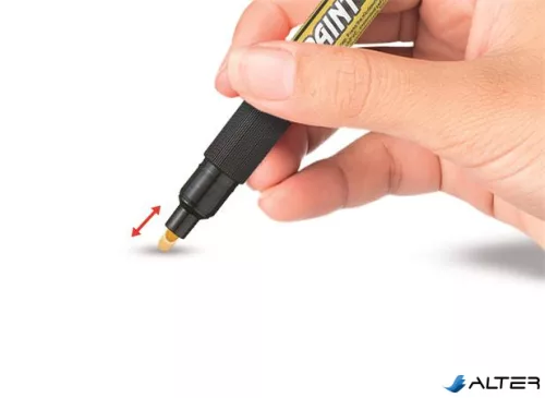 Lakkmarker, 2 mm, kúpos, PENTEL "MMP20", fekete