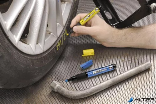 Lakkmarker, 2 mm, kúpos, PENTEL 'MMP20', zöld