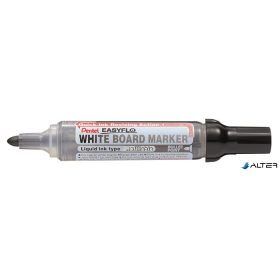  Táblamarker, 6 mm, kúpos hegy, PENTEL "Easyflo", fekete