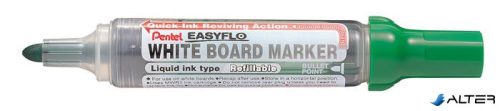 Táblamarker, 6 mm, kúpos hegy, PENTEL "Easyflo", zöld