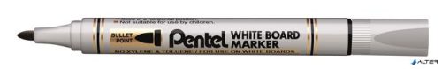 Táblamarker, 4,2 mm, kúpos hegy, PENTEL, fekete