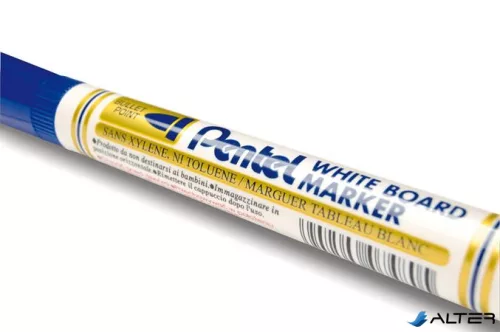 Táblamarker, 2 mm, kúpos hegy, PENTEL, kék