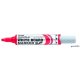 Táblamarker, 2,5 mm, kúpos, PENTEL 'Maxiflo MWL5M', piros