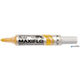   Táblamarker, 2,5 mm, kúpos, PENTEL 'Maxiflo MWL5M', sárga