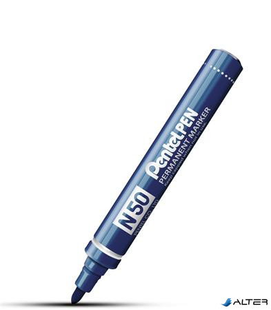 Alkoholos marker, 2 mm, kúpos, PENTEL "N50", kék