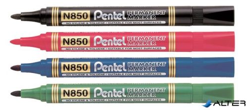 Alkoholos marker, 1,5 mm, kúpos, PENTEL 'N850', fekete
