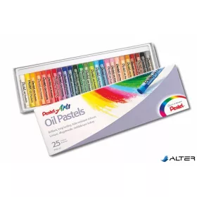   Olajpasztell kréta, PENTEL, "Arts", 25 különböző szín