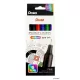 Tűfilc készlet, 0,4 mm, PENTEL "Pointliner", 6 különböző szín