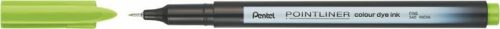 Tűfilc, 0,4 mm, PENTEL "Pointliner", almazöld