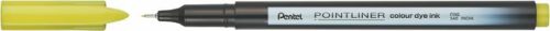 Tűfilc, 0,4 mm, PENTEL "Pointliner", limezöld