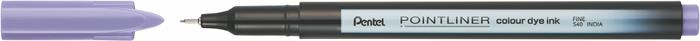 Tűfilc, 0,4 mm, PENTEL "Pointliner", levendula