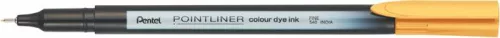Tűfilc, 0,4 mm, PENTEL 'Pointliner', okkersárga