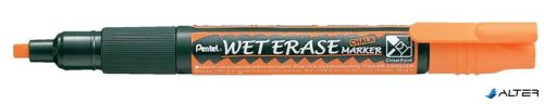 Krétamarker, 2-4 mm, megfordítható hegy, PENTEL "SMW26", narancs