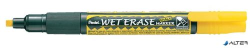 Krétamarker, 2-4 mm, megfordítható hegy, PENTEL "SMW26", sárga