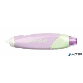   Hibajavító roller, 5 mm x 6 m, utántölthető, PENTEL 'Knoky', világoszöld-lila