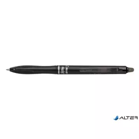   Rollertoll, 0,35 mm, törölhető, nyomógombos, PILOT 'Frixion Ball Plus', fekete