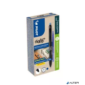   Rollertoll, 0,35 mm, törölhető, nyomógombos, PILOT 'Frixion Ball Plus', kék + betét