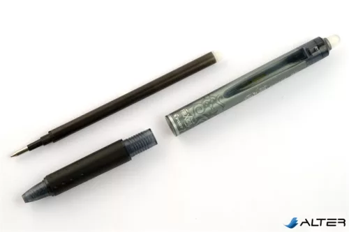 Rollertoll, 0,25 mm, törölhető, nyomógombos, PILOT "Frixion Clicker", fekete