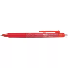   Rollertoll, 0,25 mm, törölhető, nyomógombos, PILOT 'Frixion Clicker', piros