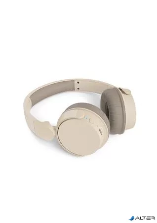Fejhallgató, vezeték nélküli, Bluetooth 5.3, PHILIPS "TAH3209", bézs