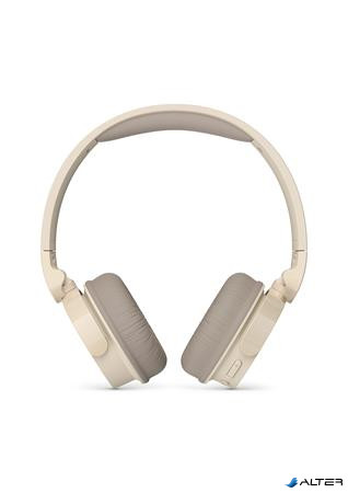Fejhallgató, vezeték nélküli, Bluetooth 5.3, PHILIPS 'TAH3209', bézs