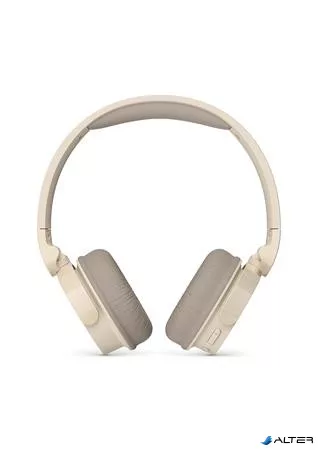 Fejhallgató, vezeték nélküli, Bluetooth 5.3, PHILIPS "TAH3209", bézs