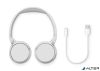 Fejhallgató, vezeték nélküli, Bluetooth 5.3, PHILIPS "TAH3209", selyemfehér