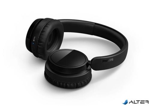 Fejhallgató, vezeték nélküli, Bluetooth 5.3, PHILIPS "TAH5209", fekete