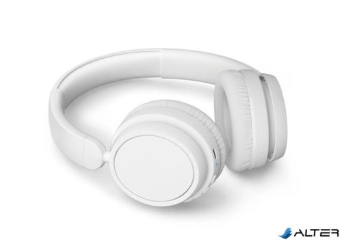 Fejhallgató, vezeték nélküli, Bluetooth 5.3, PHILIPS 'TAH5209', fehér