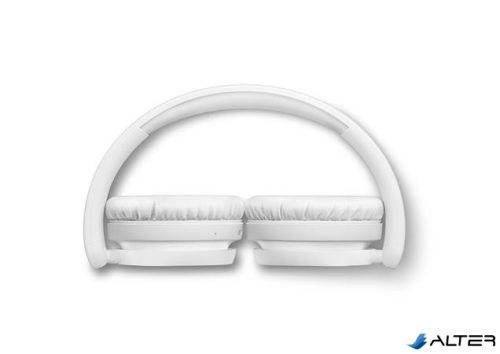 Fejhallgató, vezeték nélküli, Bluetooth 5.3, PHILIPS 'TAH5209', fehér