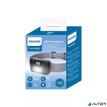 Fejlámpa, LED, 3xAAA, PHILIPS