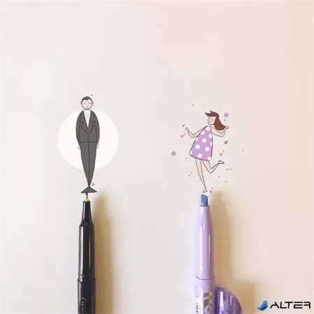 Szövegkiemelő, 1-3,3 mm, törölhető, PILOT "Frixion Light Soft", pasztell-lila