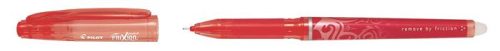 Rollertoll, 0,25 mm, tűhegyű, törölhető, kupakos, PILOT 'Frixion Point', piros