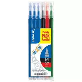   Rollertoll betét, 0,35 mm, törölhető, PILOT "Frixion Ball/Clicker", 4 vegyes szín